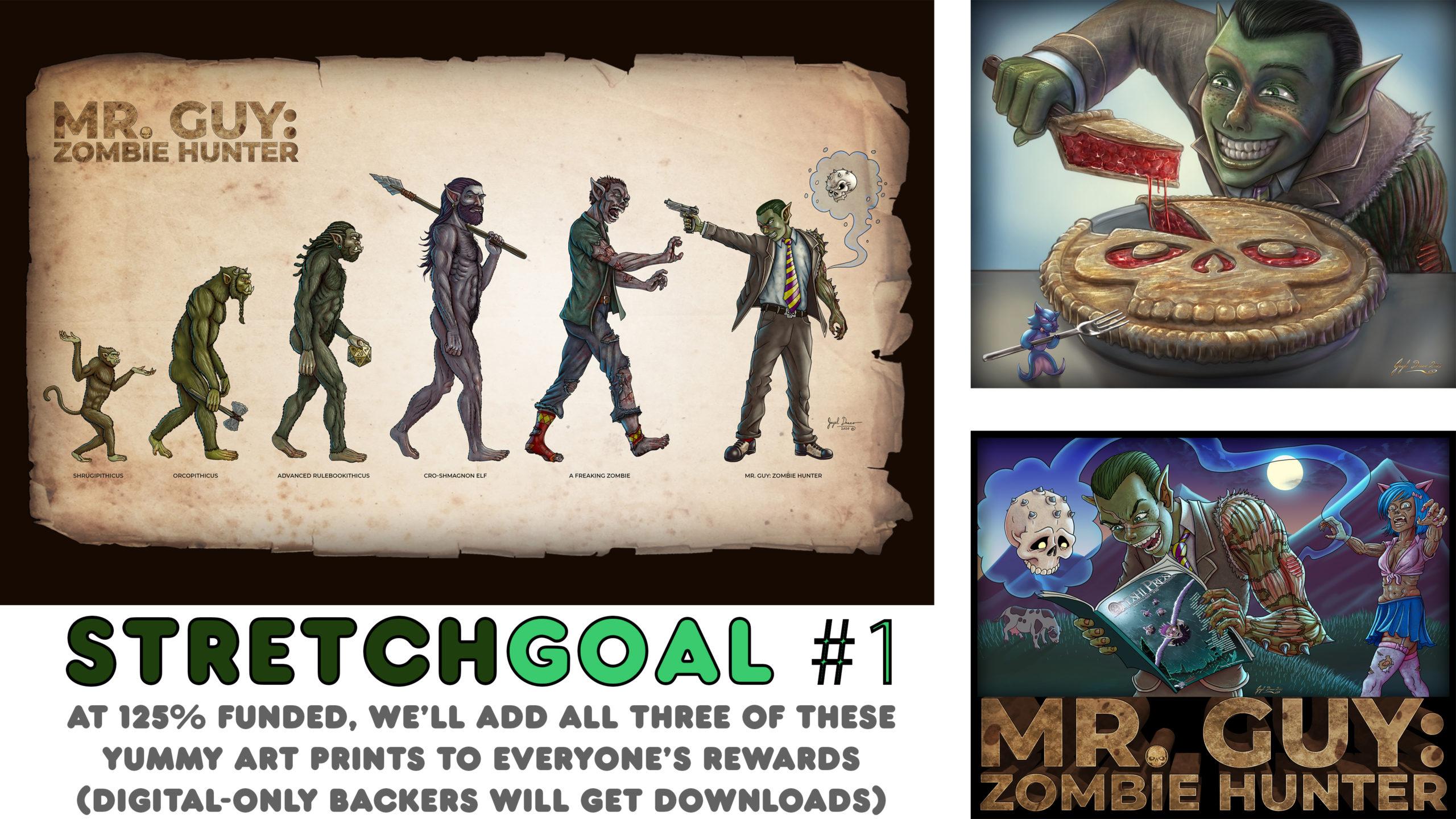 mr guy stretch goals art prints by jayel draco